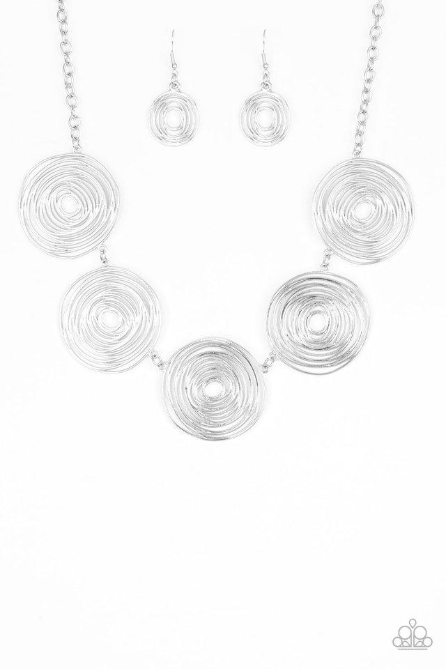 Collar Paparazzi ~ SOL-Mates - Plata