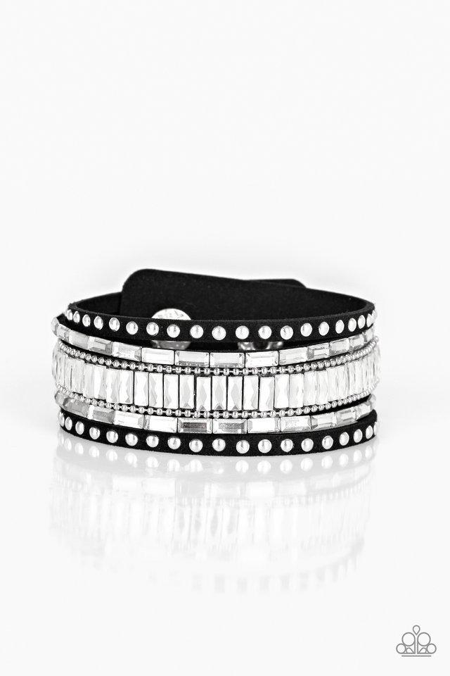 Pulsera Paparazzi ~ Rock Star Rocker - Negro