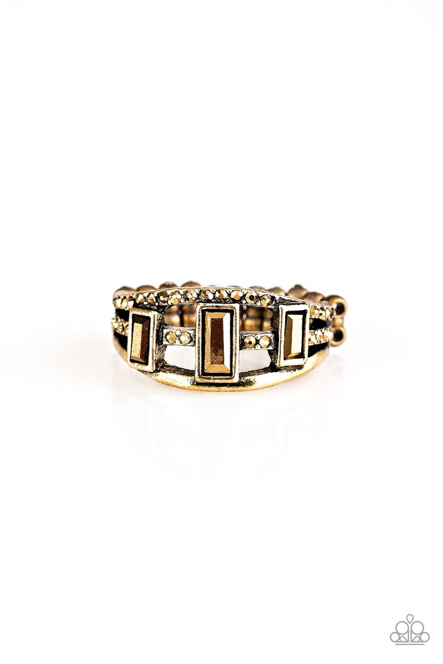 Noble Nova - Brass - Paparazzi Ring Image
