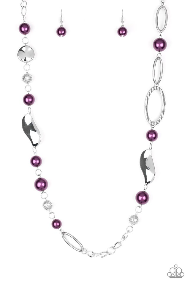 All About Me - Purple - Paparazzi Necklace Image