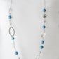 All About Me - Blue - Paparazzi Necklace Image