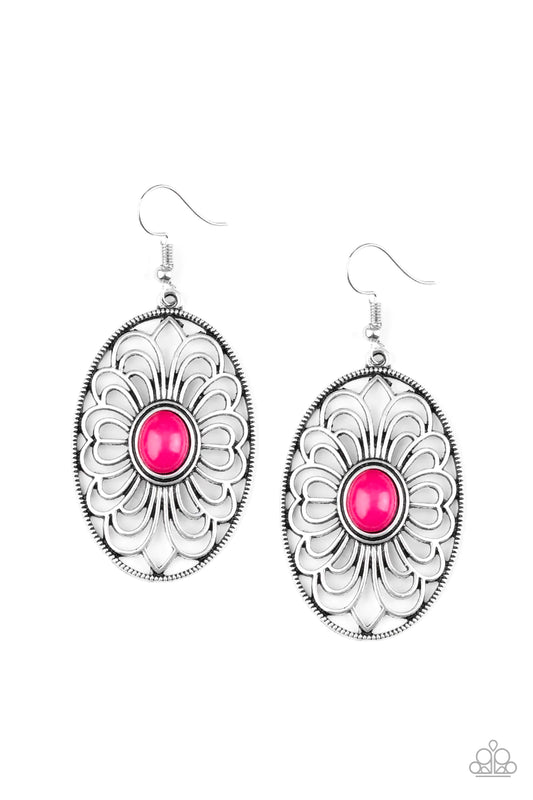 Paparazzi Earring ~ Really Whimsy - Pink