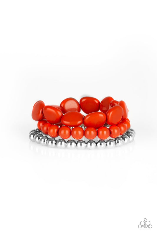 Paparazzi Bracelet ~ Color Venture - Orange