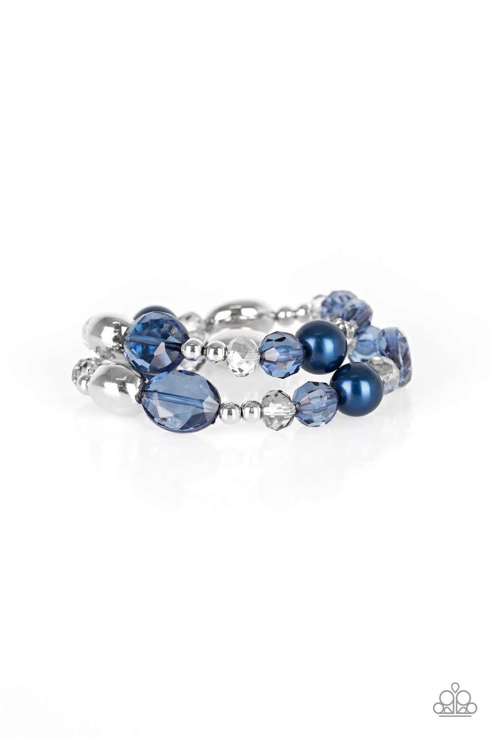 Paparazzi Bracelet ~ Downtown Dazzle - Blue