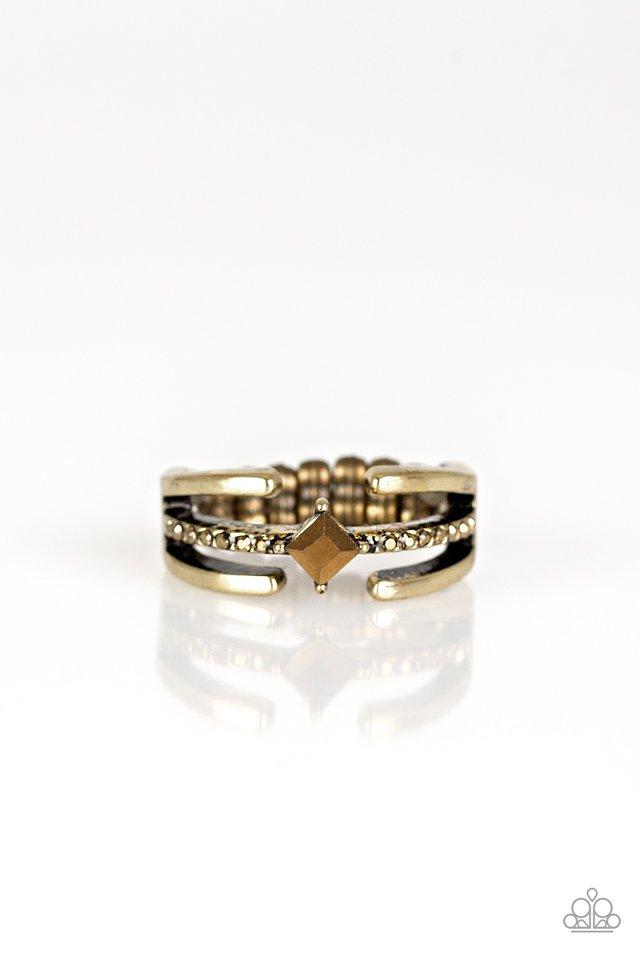 Paparazzi Ring ~ City Center - Brass