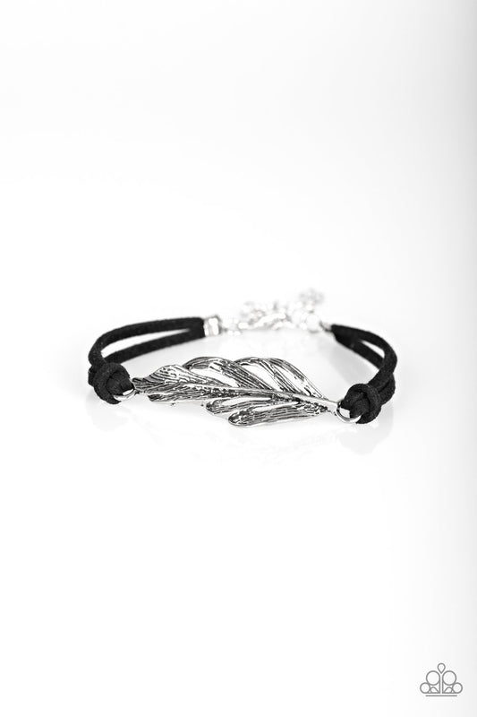 Paparazzi Bracelet ~ Faster Than FLIGHT - Black