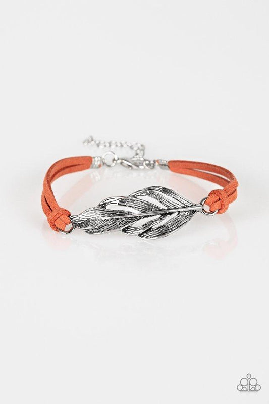 Pulsera Paparazzi ~ Más rápido que el VUELO - Naranja