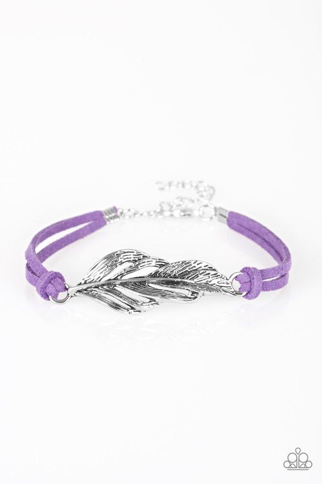 Paparazzi Bracelet ~ Faster Than FLIGHT - Purple