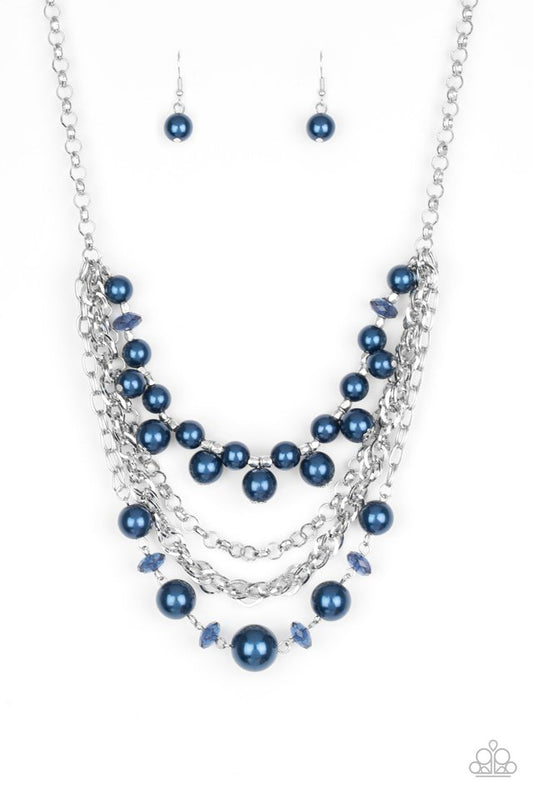 Rockin Rockette - Blue - Paparazzi Necklace Image