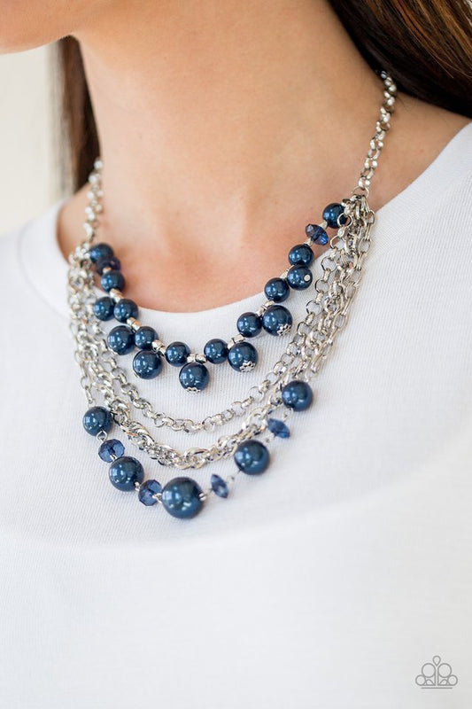 Rockin Rockette - Blue - Paparazzi Necklace Image