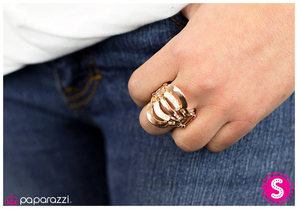 Anillo Paparazzi ~ On A Side Note - Oro