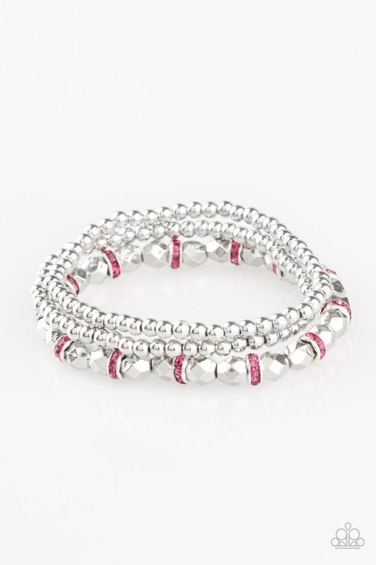 Let There BEAM Light - Pink - Paparazzi Bracelet Image