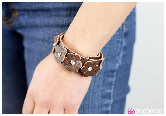 Paparazzi Bracelet ~ Bad Romance - Brown