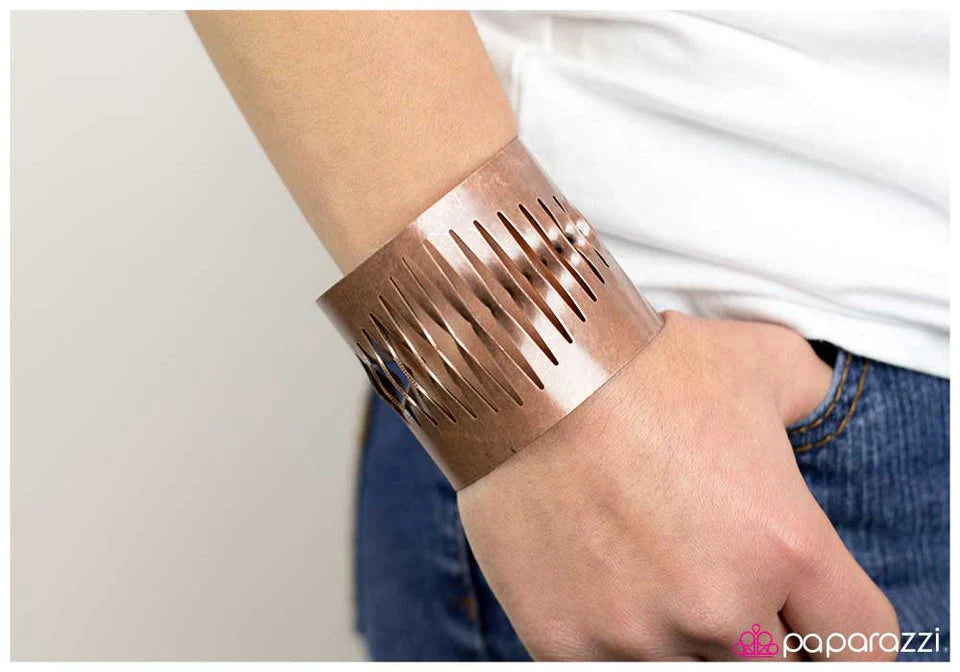 Paparazzi Bracelet ~ I Need To Vent - Copper