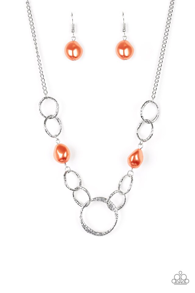 Lead Role - Orange - Paparazzi Necklace Image