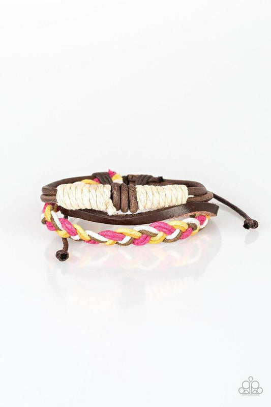 Pulsera Paparazzi ~ Me gusta caminar - Multicolor