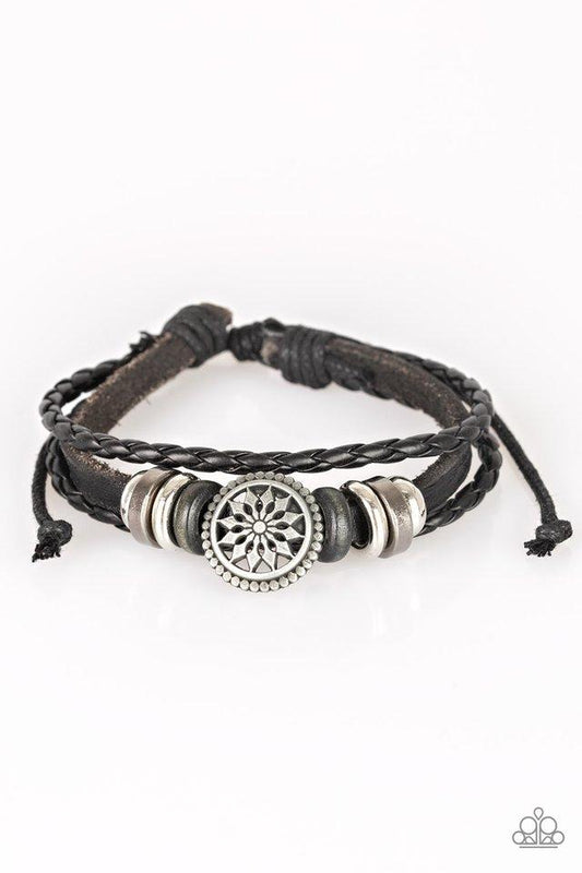 Paparazzi Bracelet ~ Totally Tundra - Black