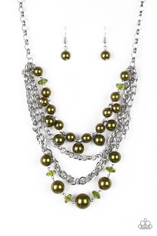 Rockin Rockette - Green - Paparazzi Necklace Image