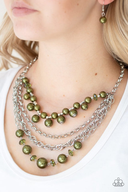 Rockin Rockette - Green - Paparazzi Necklace Image