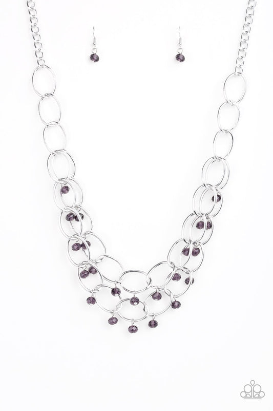 Paparazzi Necklace ~ Yacht Tour - Purple