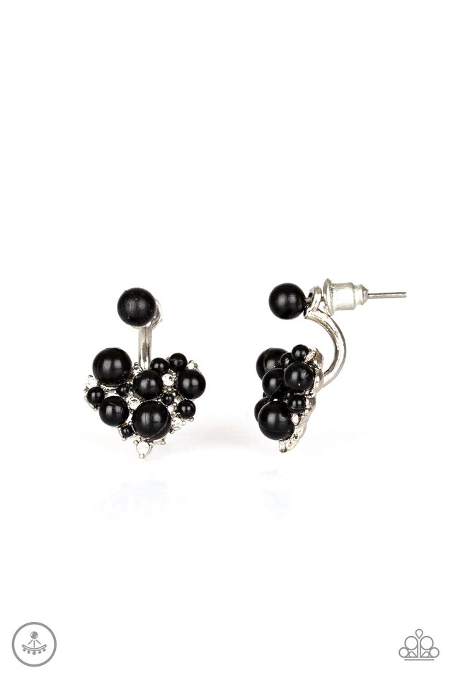 Star-Studded Success - Black - Paparazzi Earring Image