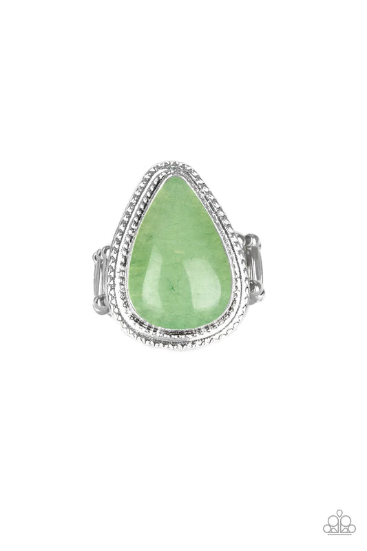 Anillo Paparazzi ~ Mojave Mist - Verde