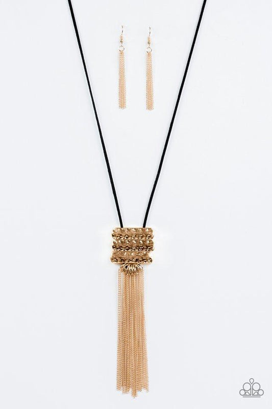 Paparazzi Necklace - All About ALTITUDE - Gold