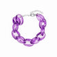 Paparazzi Bracelet ~ Ice Ice Baby - Purple