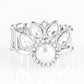 Paparazzi Ring - Crown Coronation Ring - White