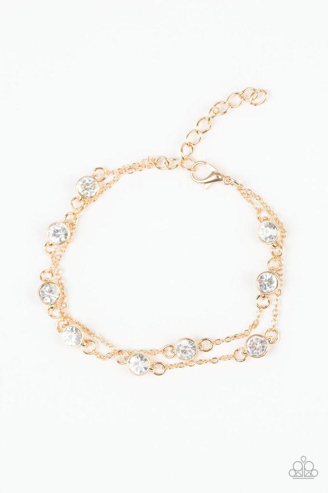 Paparazzi Bracelet ~ Spotlight Starlight - Gold