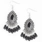 Private Villa - Black - Paparazzi Earring Image