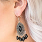 Private Villa - Black - Paparazzi Earring Image