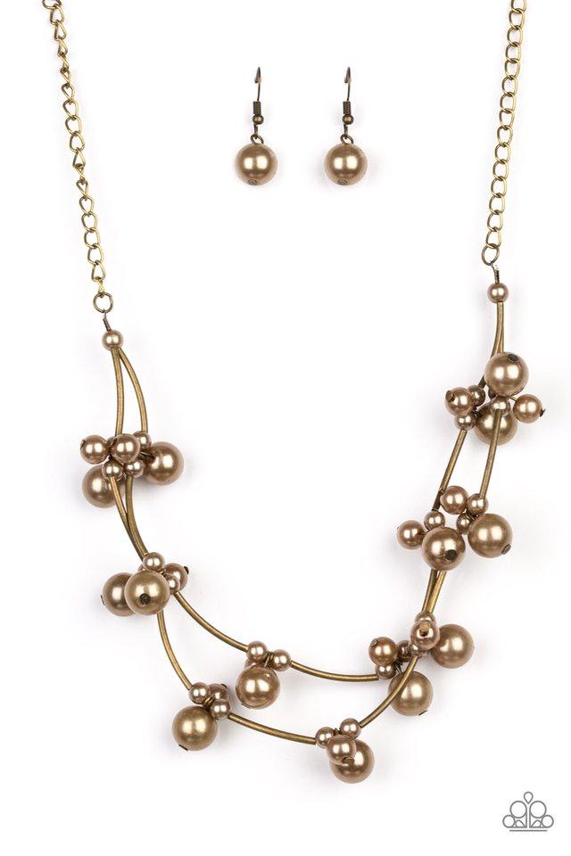 Paparazzi Necklace ~ Wedding BELLES - Brass