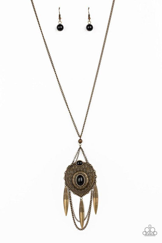 Paparazzi Necklace ~ Cactus Canyon - Brass