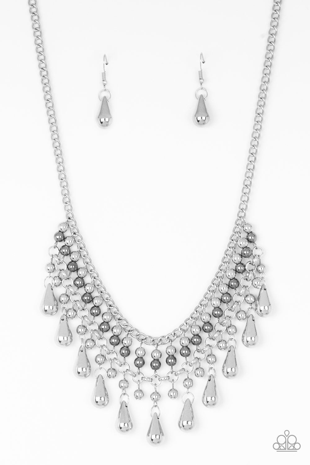 Paparazzi Necklace ~ Dont Forget To BOSS! - Silver