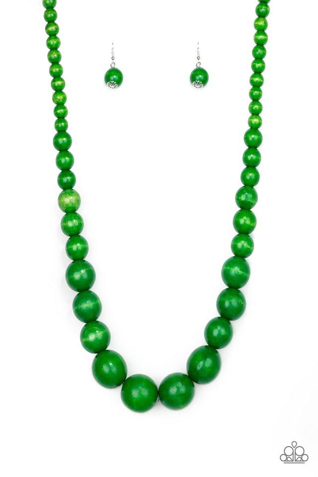 Paparazzi Necklace ~ Effortlessly Everglades - Green