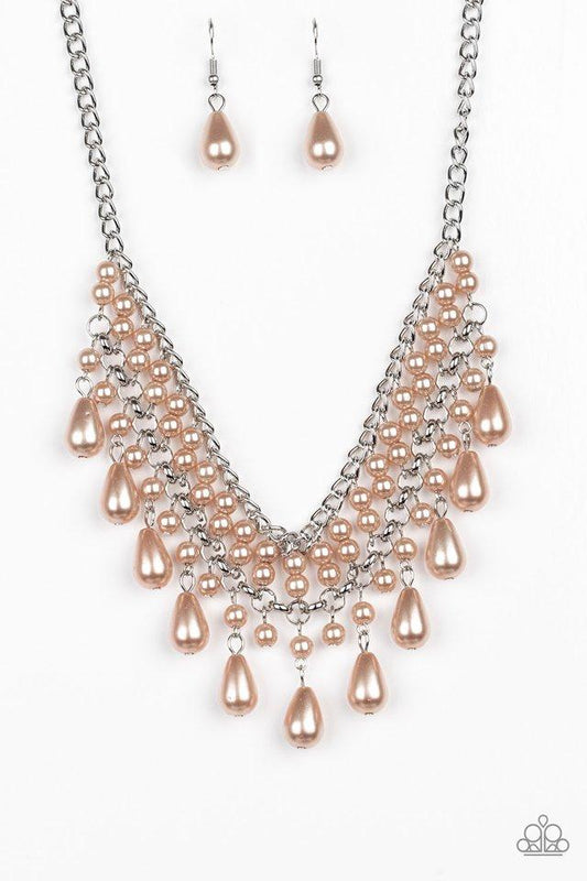 Collar Paparazzi ~ La lista de invitados - Marrón