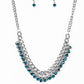 Glow and Grind - Blue - Paparazzi Necklace Image