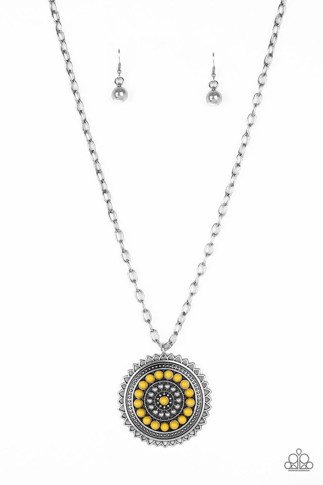 Lost SOL - Yellow - Paparazzi Necklace Image