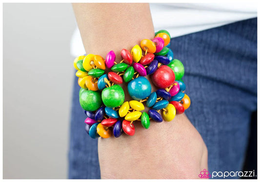 Pulsera Paparazzi ~ Prueba el arcoíris - Multicolor