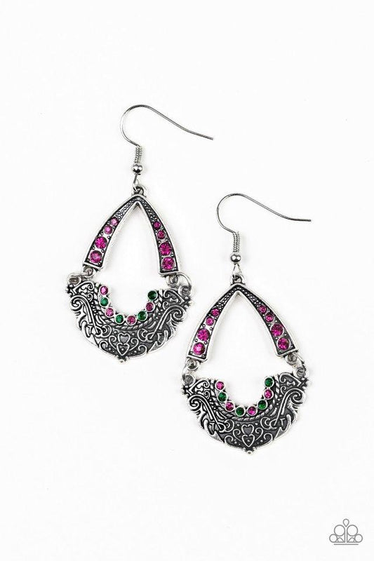 Paparazzi Earring ~ Royal Engagement - Multi