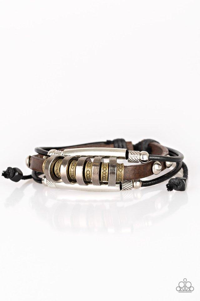 Paparazzi Bracelet ~ Urban Backpacker - Black