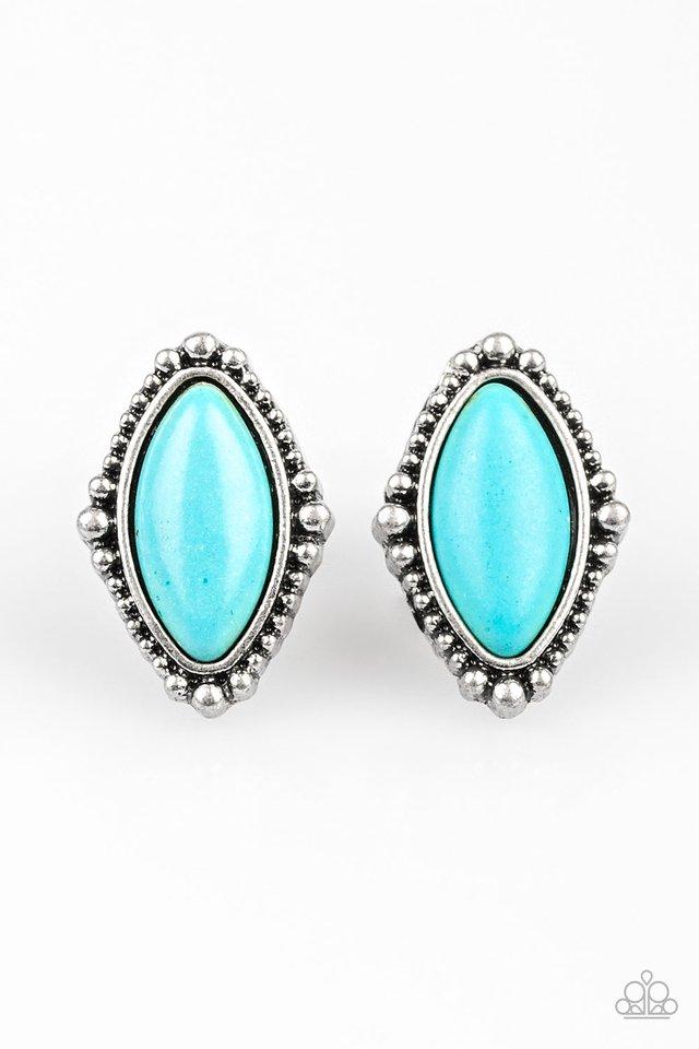 Paparazzi Earring ~ A House Is Not A HOMESTEAD - Blue