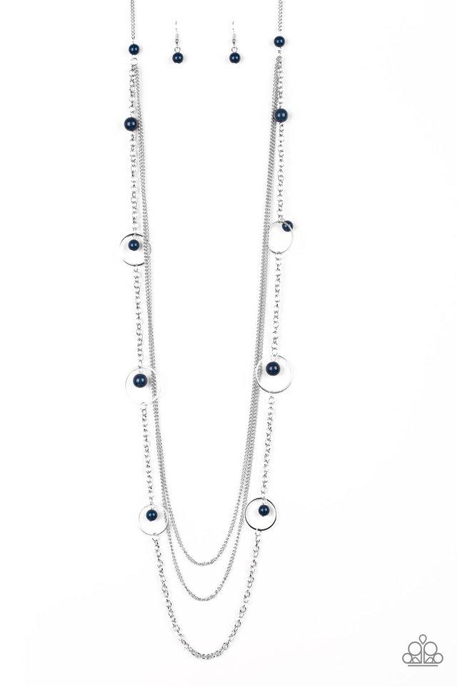 Paparazzi Necklace ~ Collectively Carefree - Blue