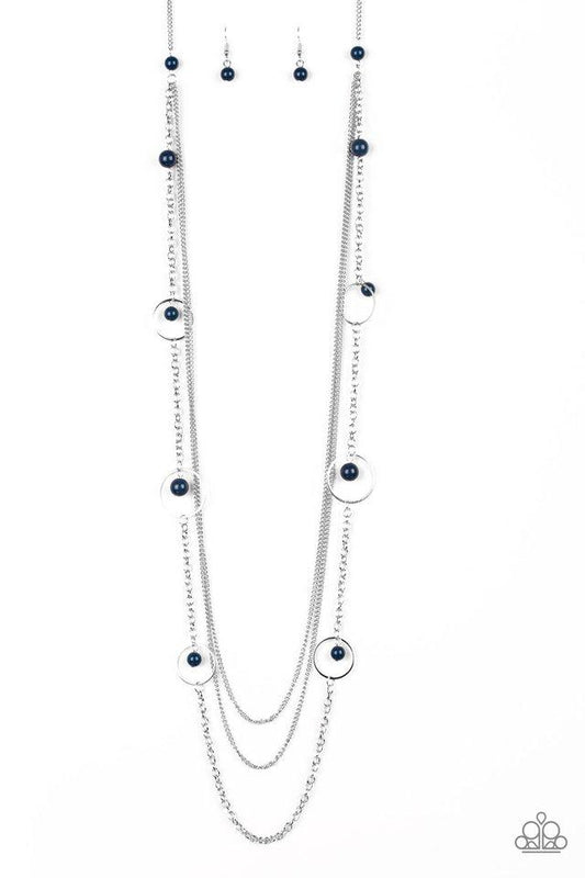 Paparazzi Necklace ~ Collectively Carefree - Blue