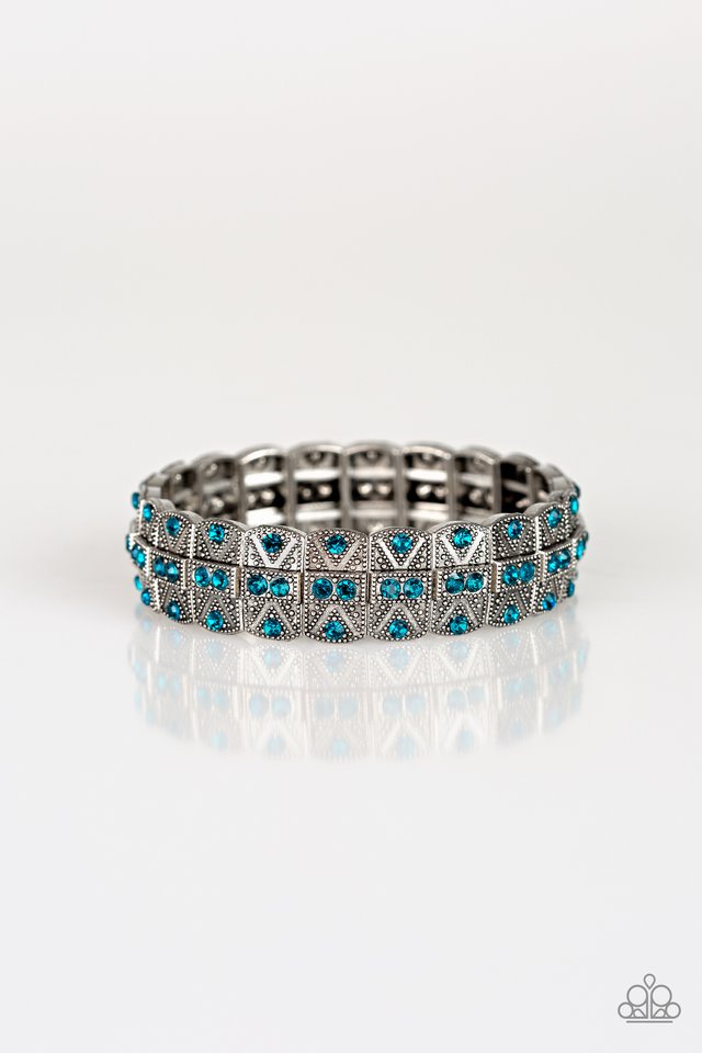 Modern Magnificence - Blue - Paparazzi Bracelet Image