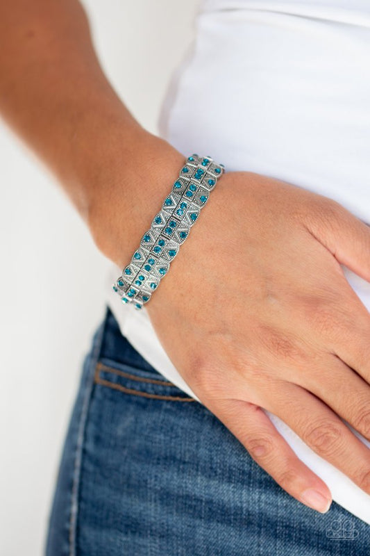 Modern Magnificence - Blue - Paparazzi Bracelet Image