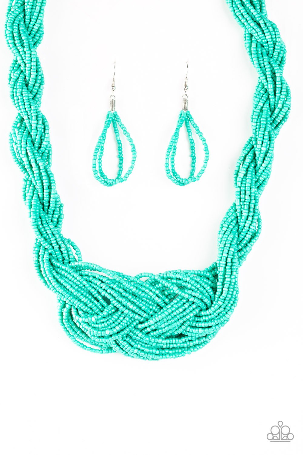 Paparazzi Necklace ~ A Standing Ovation - Turquoise Blue