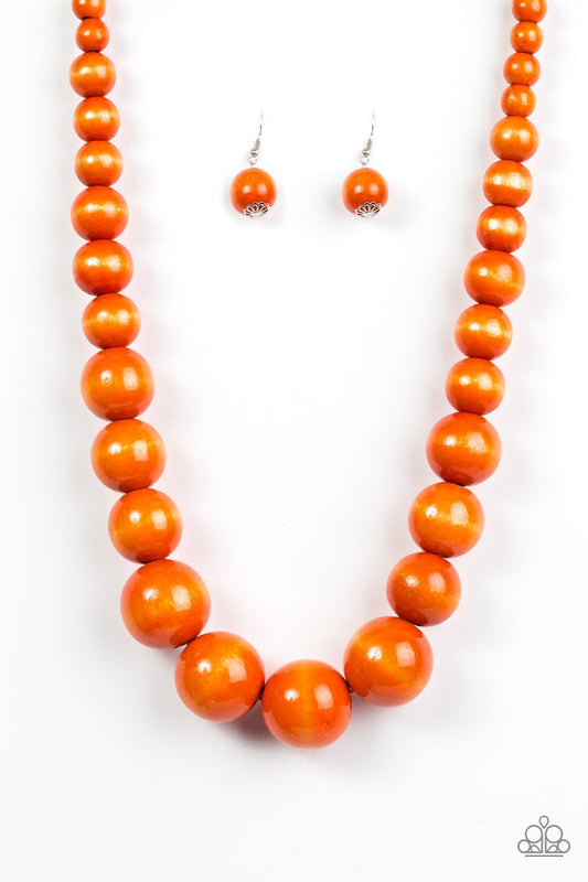 Paparazzi Necklace ~ Effortlessly Everglades - Orange