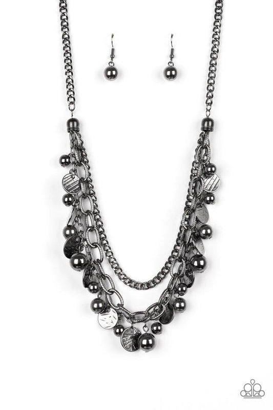 Paparazzi Necklace ~ Cast Away Treasure - Black